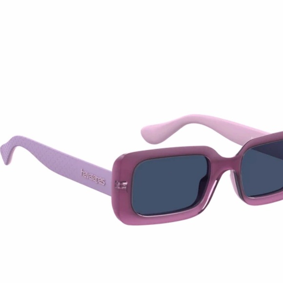 Havianas Sampa sunglasses l lavender rectangular frames l 100% UV protection - Picture 7 of 8